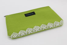 Load image into Gallery viewer, Sicily Lace Trim Medium Clutch Purse Pouch - PillowKate
