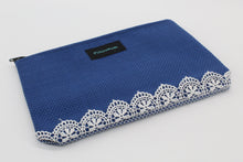 Load image into Gallery viewer, Sicily Lace Trim Medium Clutch Purse Pouch - PillowKate
