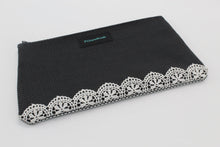 Load image into Gallery viewer, Sicily Lace Trim Medium Clutch Purse Pouch - PillowKate
