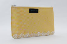 Load image into Gallery viewer, Sicily Lace Trim Medium Clutch Purse Pouch - PillowKate
