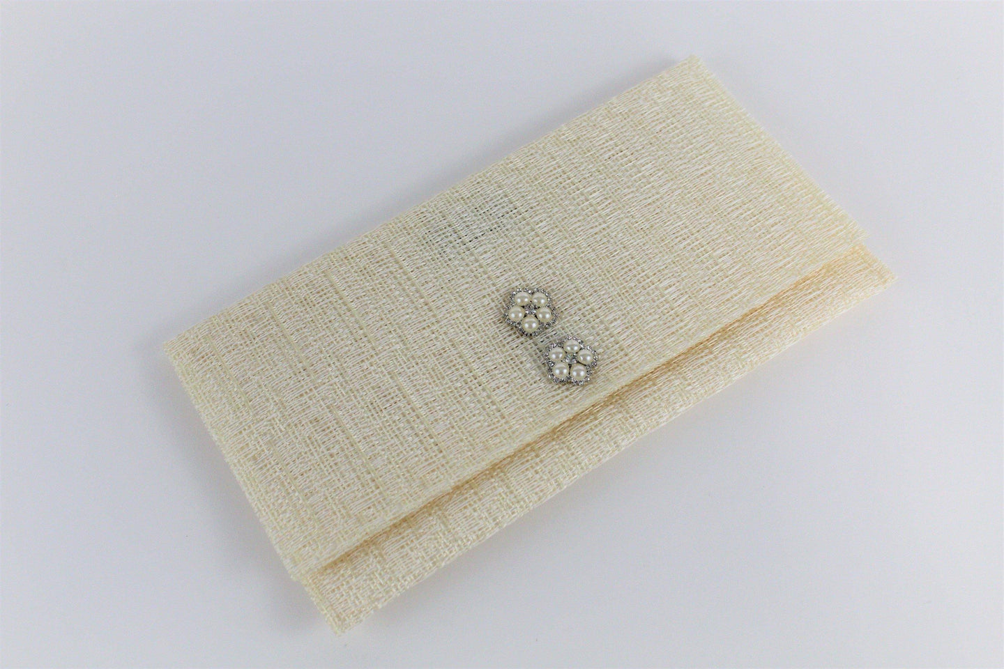 Zina Cream Clutch Purse - PillowKate
