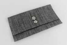 Load image into Gallery viewer, Talia Black Gray Clutch Purse - PillowKate
