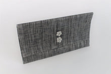 Load image into Gallery viewer, Talia Black Gray Clutch Purse - PillowKate
