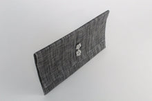 Load image into Gallery viewer, Talia Black Gray Clutch Purse - PillowKate

