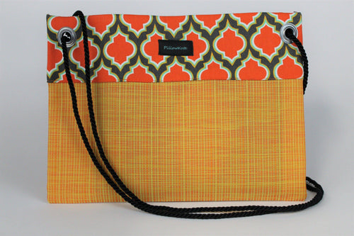 Shasmeen Yellow Orange Handbag - PillowKate