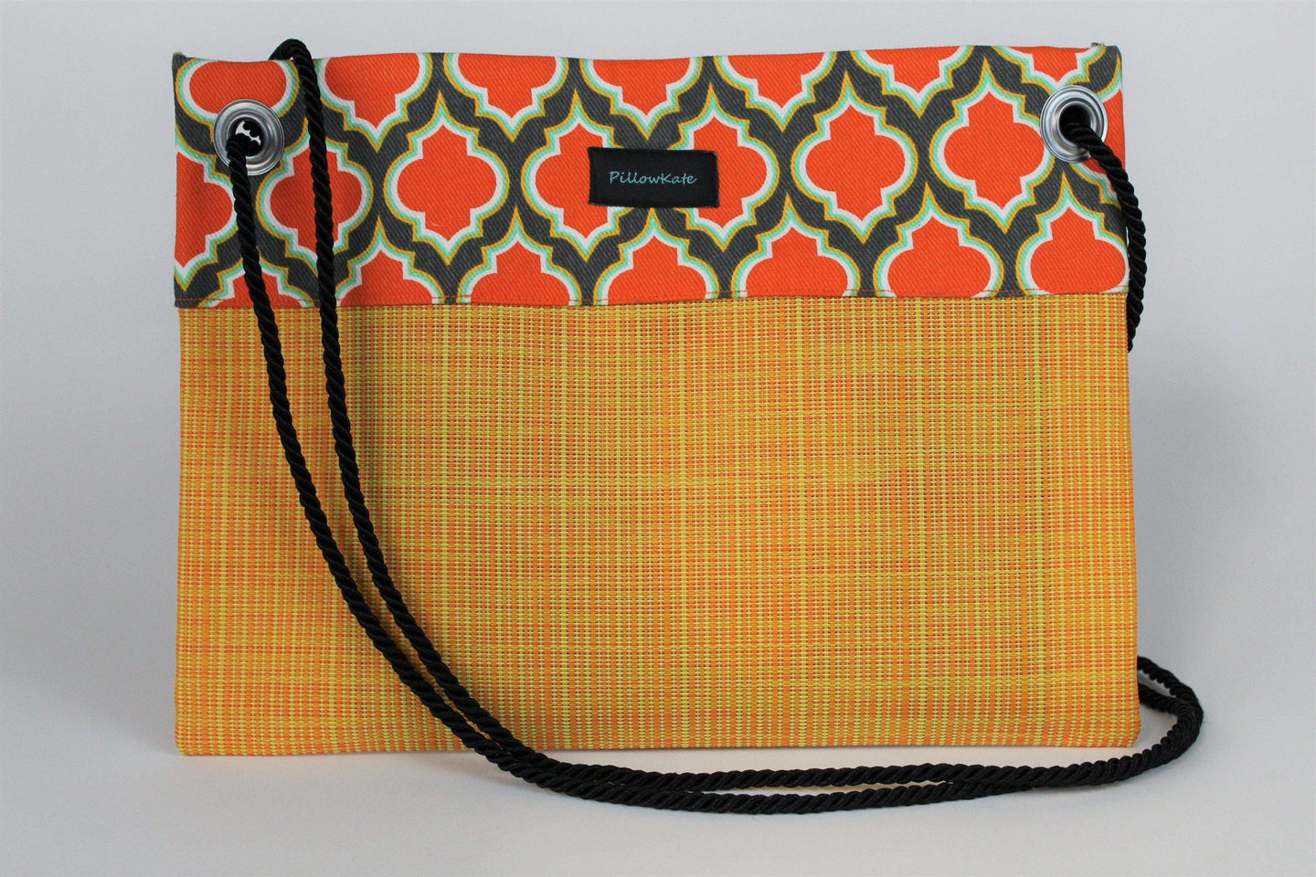 Shasmeen Yellow Orange Handbag - PillowKate