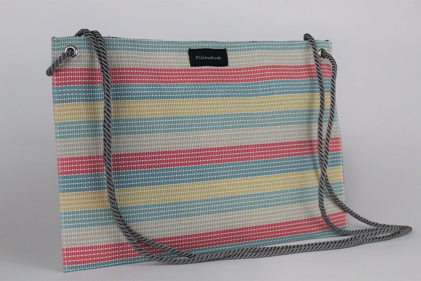 Sereen Multi Color Striped Handbag - PillowKate