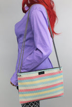 Load image into Gallery viewer, Sereen Multi Color Striped Handbag - PillowKate
