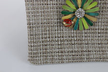Load image into Gallery viewer, Brylee Brown Tweed Small Brooch Pouch - PillowKate

