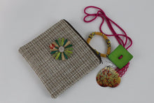 Load image into Gallery viewer, Brylee Brown Tweed Small Brooch Pouch - PillowKate
