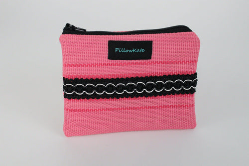 Preity Pink Small Zip Pouch - PillowKate