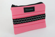 Load image into Gallery viewer, Preity Pink Small Zip Pouch - PillowKate
