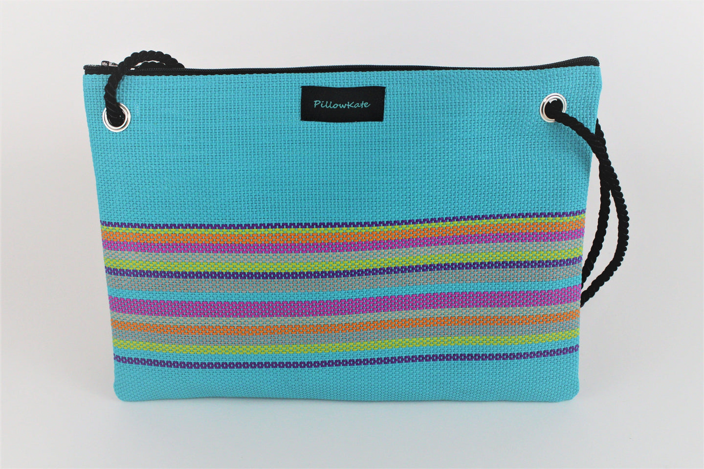 Larissa Multi Color Striped Handbag