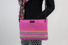 Load image into Gallery viewer, Larissa Multi Color Striped Handbag - PillowKate
