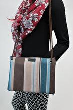 Load image into Gallery viewer, Madee Multi Color Striped Handbag - PillowKate
