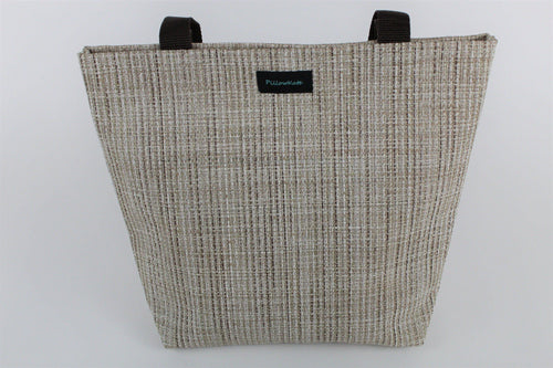 Kelleah Brown Tweed Medium Totebag - PillowKate