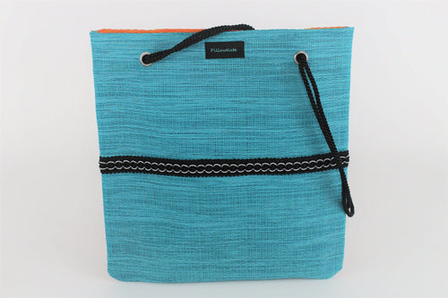 Narah Blue Orange Medium Totebag - PillowKate
