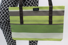 Load image into Gallery viewer, Jolene Multi Color Striped Large Totebag - PillowKate
