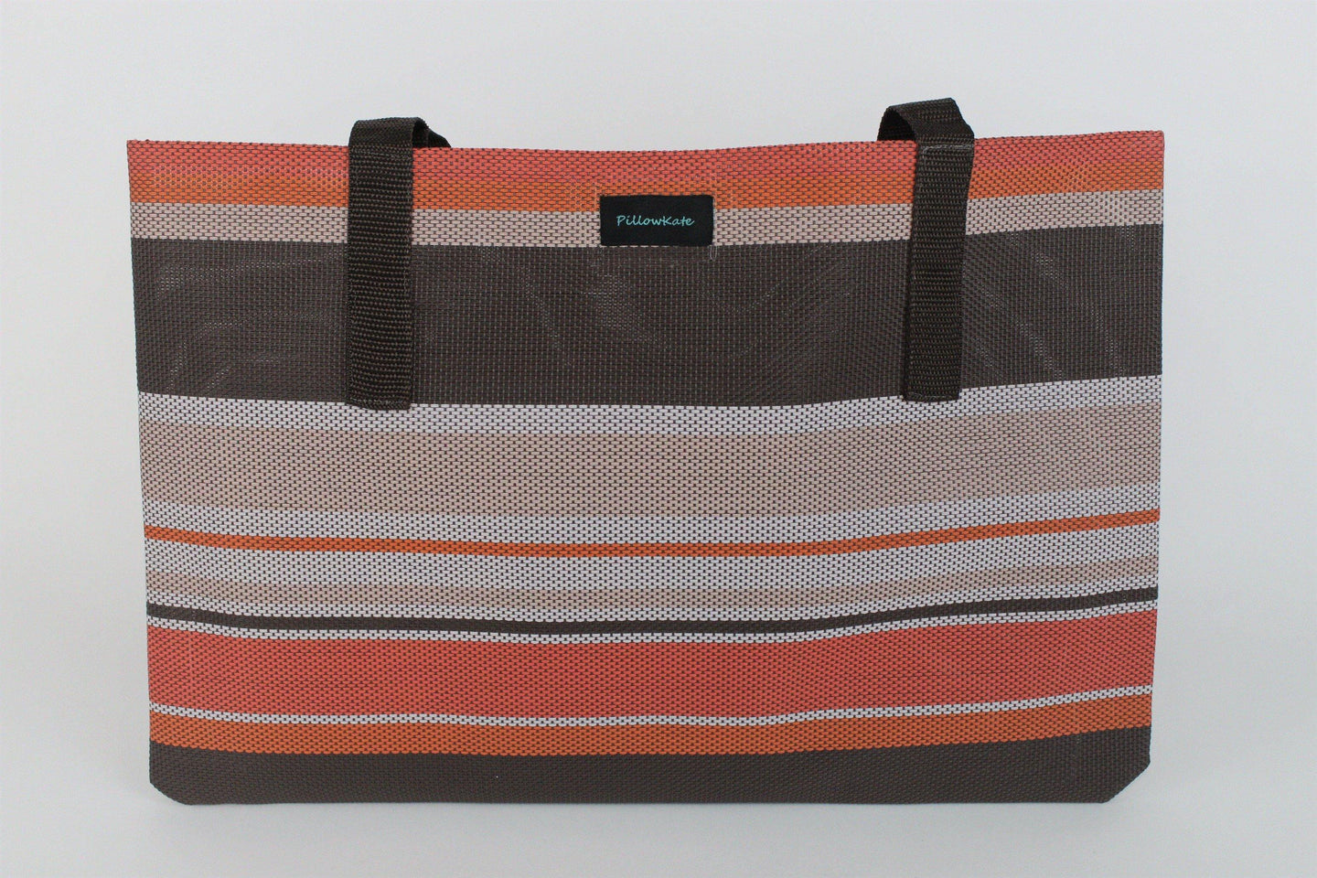 Jolene Multi Color Striped Large Totebag - PillowKate