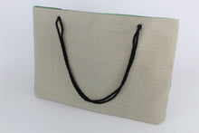 Load image into Gallery viewer, Leone Green Beige Large Totebag - PillowKate
