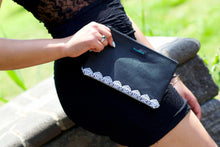 Load image into Gallery viewer, Sicily Lace Trim Medium Clutch Purse Pouch - PillowKate
